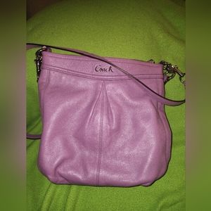 Purple Coach Purse